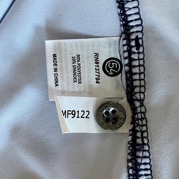 Chase54 Course Top Blue Orange Golf Polo Men's XL - Picture 8 of 9